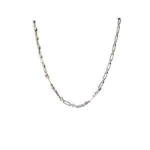 Nomination Italy S Steel CZ Paperclip Necklace